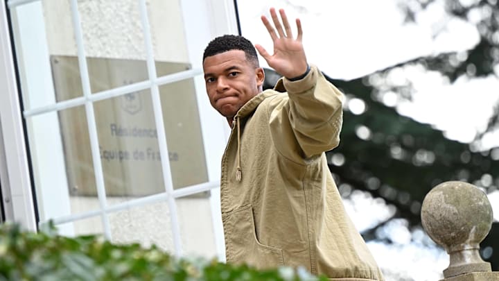 Kylian Mbappé was unable to train.