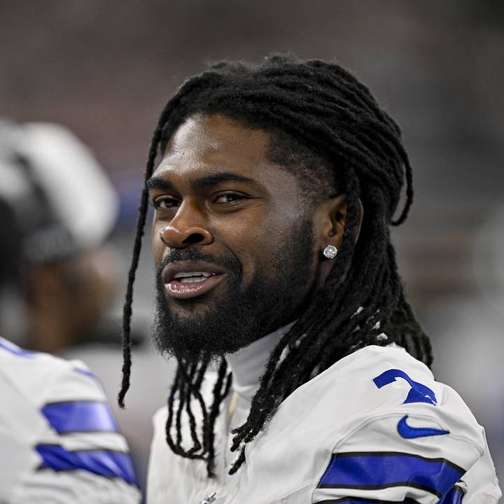 Dallas Cowboys cornerback Trevon Diggs looks on before the game against the Baltimore Ravens at AT&T Stadium. 