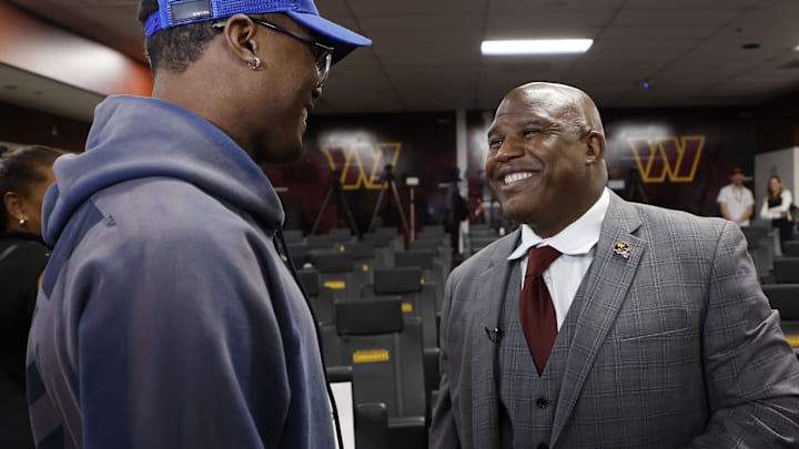 Eric Bieniemy and Terry McLaurin