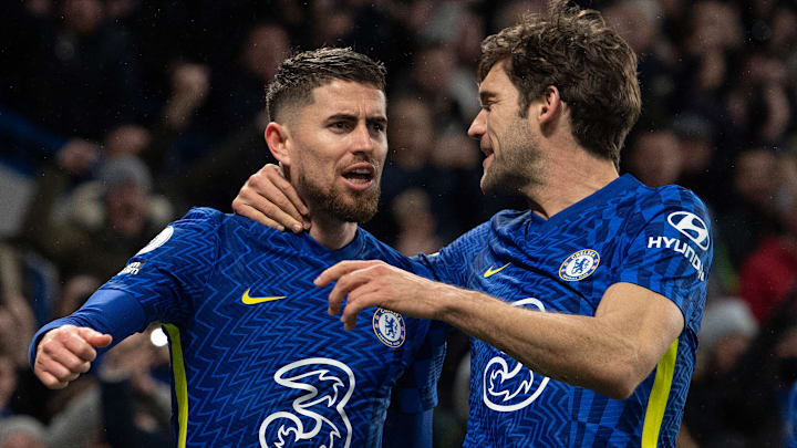 Jorginho was in the thick of the action again