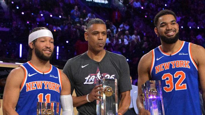 Team Knicks at NBA Shooting Stars Team Knicks at NBA Shooting Stars