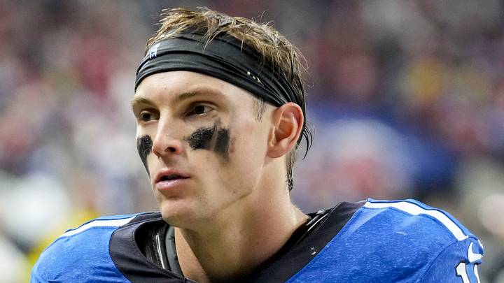 Dec 22, 2025; Indianapolis, Indiana, USA; Indianapolis Colts wide receiver Alec Pierce (14) leaves the field after losing a game against the San Francisco 49ers at Lucas Oil Stadium. Mandatory Credit: Christine Tannous-USA TODAY Network via Imagn Images