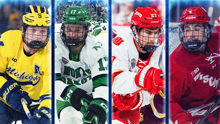 2026 Frozen Four between Michigan, North Dakota, Denver and Wisconsin.