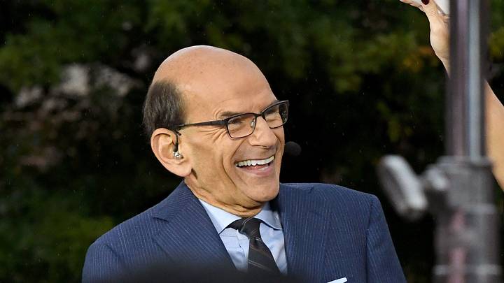 SEC Network's Paul Finebaum on set. SEC Network's Paul Finebaum on set.
