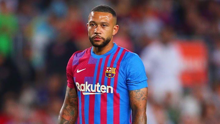 Depay sous le maillot du Barça