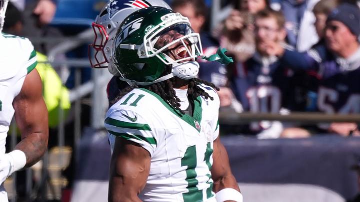 New York Jets wide receiver Omar Cooper Jr. New York Jets wide receiver Omar Cooper Jr.