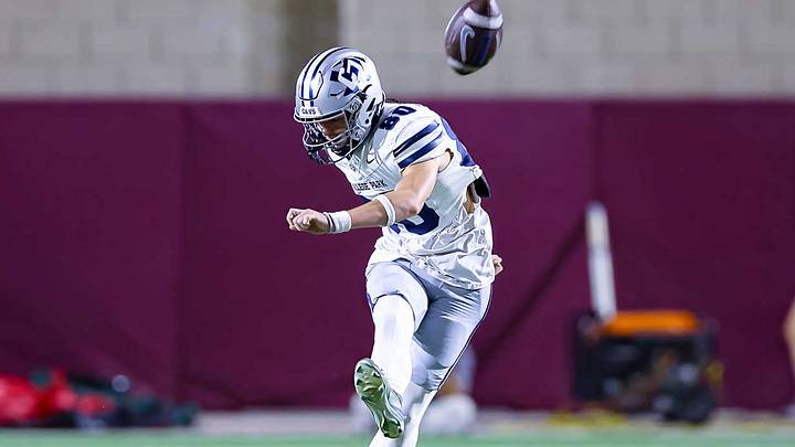 The Woodlands College Park's Beckett Cocke is one of the top returning kickers in Texas.