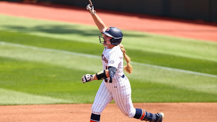 Auburn Tigers standout AnnaLea Adams is the first freshman in team history to make first-team All-SEC.