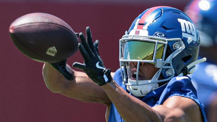 New York Giants wide receiver Darnell Mooney New York Giants wide receiver Darnell Mooney
