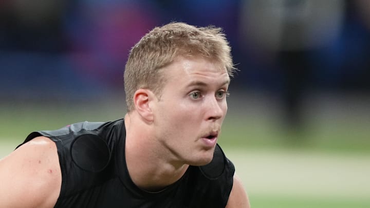 Indianapolis Colts defensive back Hunter Wohler participates in drills