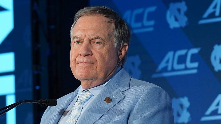 Jul 17, 2026; Charlotte, NC, USA; North Carolina head coach Bill Belichick talks with the media during interviews at Hilton Charlotte Uptown. Mandatory Credit: Jim Dedmon-Imagn Images Jul 17, 2026; Charlotte, NC, USA; North Carolina head coach Bill Belichick talks with the media during interviews at Hilton Charlotte Uptown. Mandatory Credit: Jim Dedmon-Imagn Images