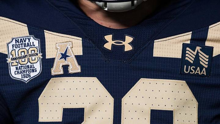 The Navy Midshipmen unveiled new alternate uniforms. The Navy Midshipmen unveiled new alternate uniforms.