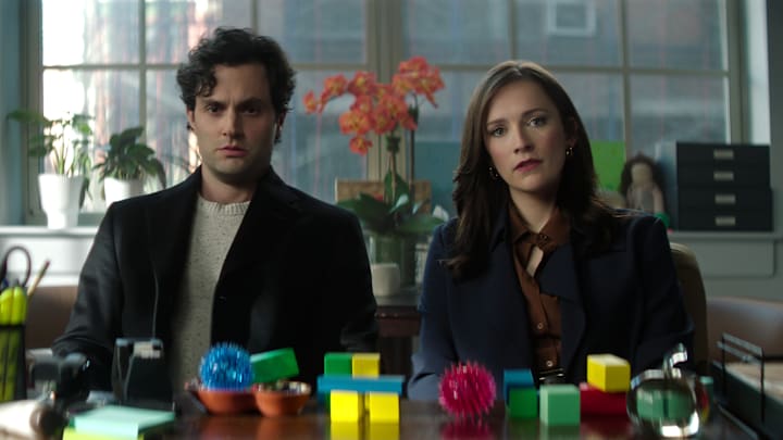 You. (L to R) Penn Badgley as Joe Goldberg, Charlotte Ritchie as Kate Lockwood in episode 502 of You