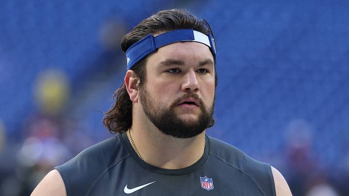 Sep 27, 2026; Indianapolis, Indiana, USA; Indianapolis Colts guard Quenton Nelson (56) practices before the game at Lucas Oil Stadium. Mandatory Credit: Trevor Ruszkowski-Imagn Images Sep 27, 2026; Indianapolis, Indiana, USA; Indianapolis Colts guard Quenton Nelson (56) practices before the game at Lucas Oil Stadium. Mandatory Credit: Trevor Ruszkowski-Imagn Images