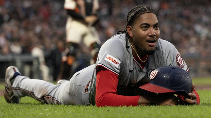 Washington Nationals outfielder James Wood Washington Nationals outfielder James Wood