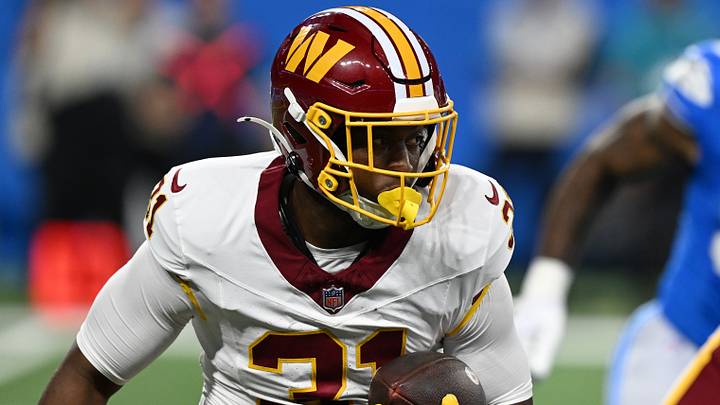 Washington Commanders running back Kaytron Allen Washington Commanders running back Kaytron Allen
