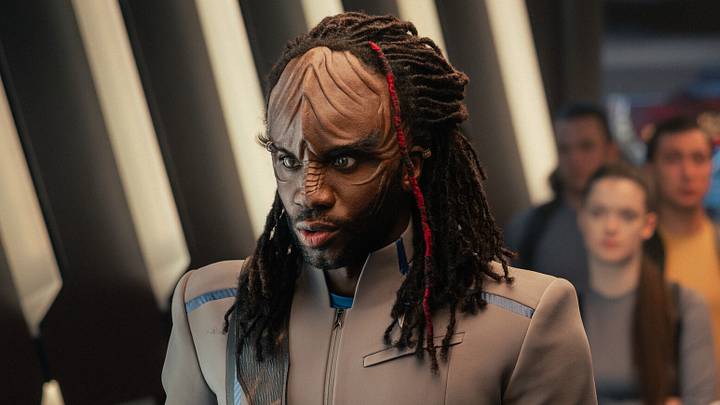 Karim Diané as Jay-Den in Star Trek: Starfleet Academy, episode 1, season 1, streaming on Paramount+, 2025. Photo Credit: Brooke Palmer/Paramount+.