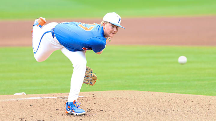 Florida Gators freshman pitcher Aidan King had a career-day in his outing against Texas.