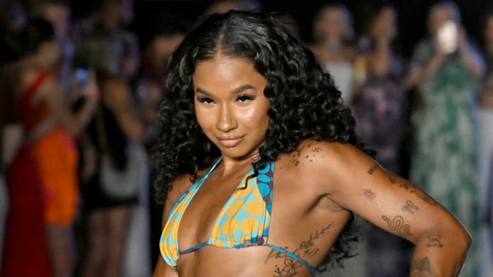 Jordan Chiles at the SI Swimsuit Runway Show 2025