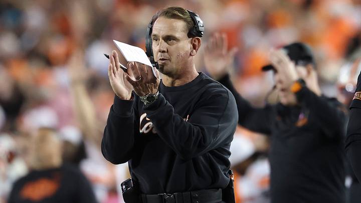 Oklahoma State Cowboys head coach Eric Morris. Oklahoma State Cowboys head coach Eric Morris.