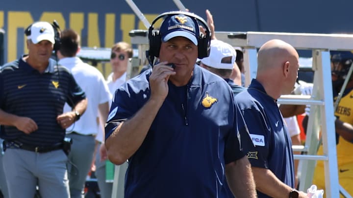 West Virginia University head coach Rich Rodriguez West Virginia University head coach Rich Rodriguez