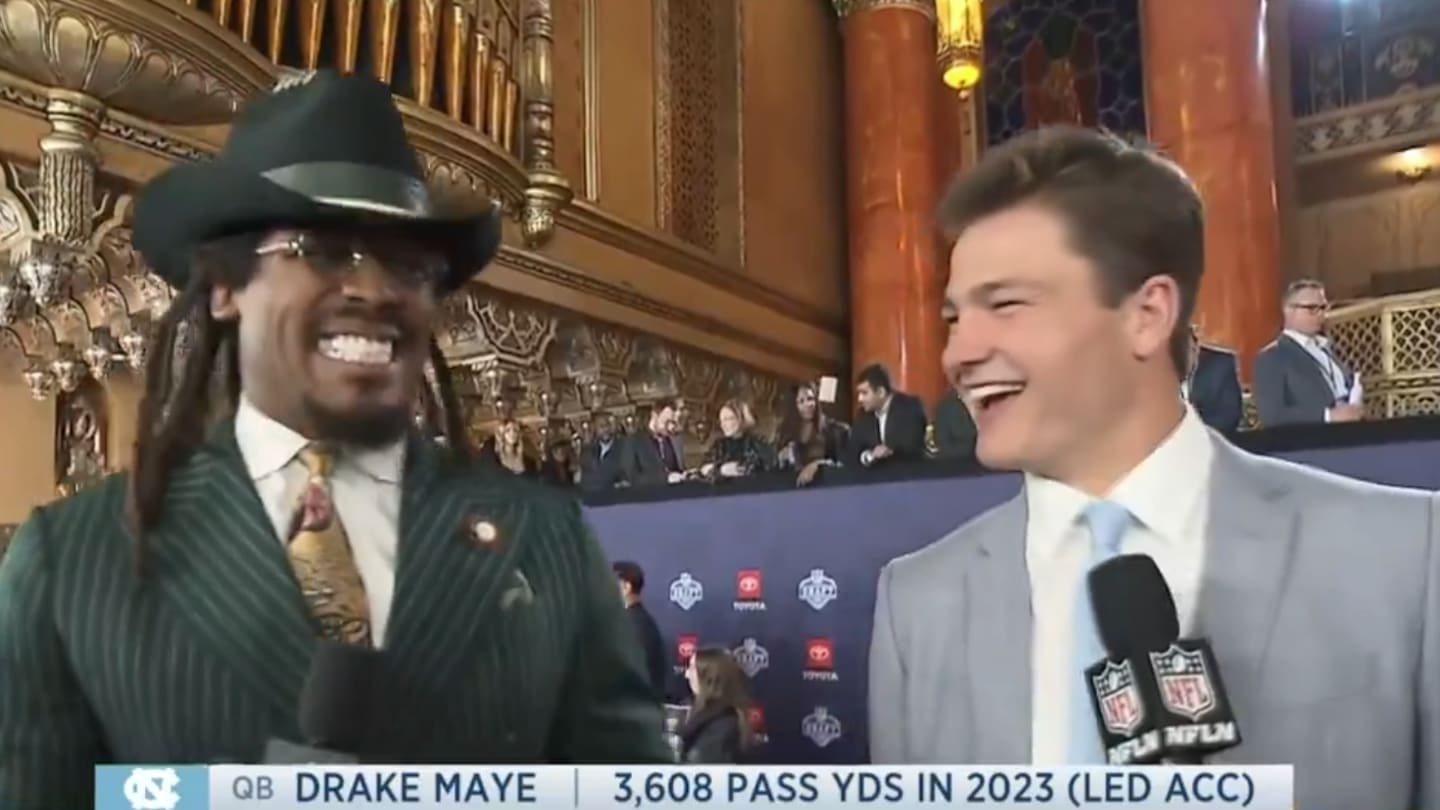 Clip of Drake Maye Calling Cam Newton His 'MVP' Resurfaces Amid ESPN Discourse on QB