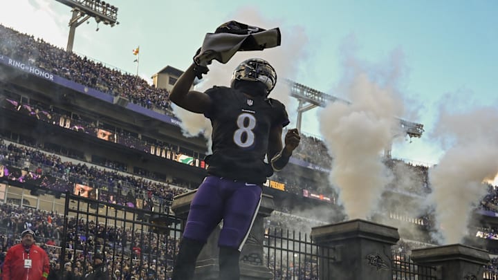 Baltimore Ravens quarterback Lamar Jackson