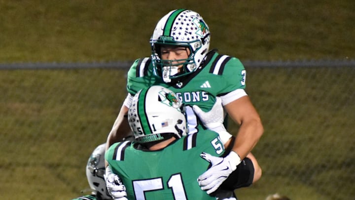 Southlake Carroll, ranked No. 1 in the SB Live Texas football poll, will play Prosper on Friday in Arlington. The Dragons made the Class 6A Division II title game last year, but running back Davis Penn (being lifted) was out due to an injury.