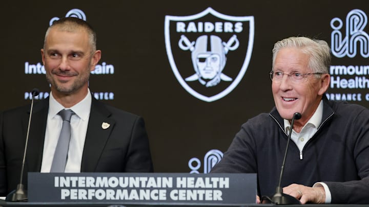 Las Vegas Raiders Introduce Pete Carroll As Head Coach, John Spytek As General Manager