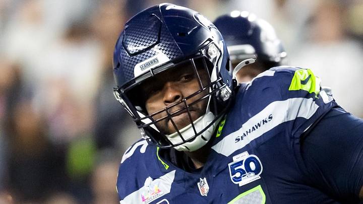 Seattle Seahawks guard Anthony Bradford against the New England Patriots.