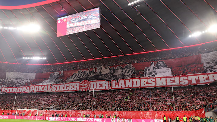 Die Bayern-Fans in der Südkurve der Allianz Arena