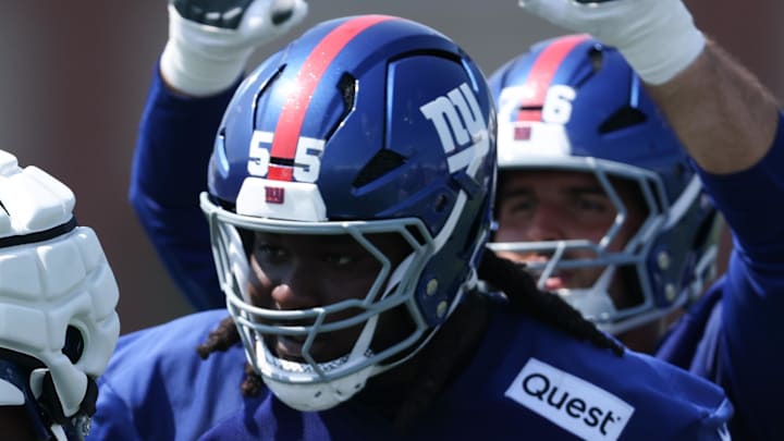 New York Giants - offensive tackle James Hudson III