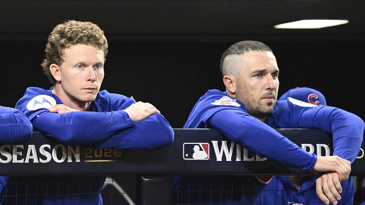 Sep 30, 2026; San Diego, California, USA; Chicago Cubs dugout looks on in the ninth inning against the San Diego Padres during game two of the Wildcard round for the 2026 MLB Playoffs at Petco Park. Mandatory Credit: Denis Poroy-Imagn Images Sep 30, 2026; San Diego, California, USA; Chicago Cubs dugout looks on in the ninth inning against the San Diego Padres during game two of the Wildcard round for the 2026 MLB Playoffs at Petco Park. Mandatory Credit: Denis Poroy-Imagn Images
