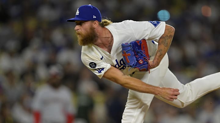 Jun 20, 2025; Los Angeles, California, USA; Los Angeles Dodgers relief pitcher Michael Kopech (45) delivers to the plate in the seventh inning against the Washington Nationals at Dodger Stadium. Mandatory Credit: Jayne Kamin-Oncea-Imagn Images Jun 20, 2025; Los Angeles, California, USA; Los Angeles Dodgers relief pitcher Michael Kopech (45) delivers to the plate in the seventh inning against the Washington Nationals at Dodger Stadium. Mandatory Credit: Jayne Kamin-Oncea-Imagn Images