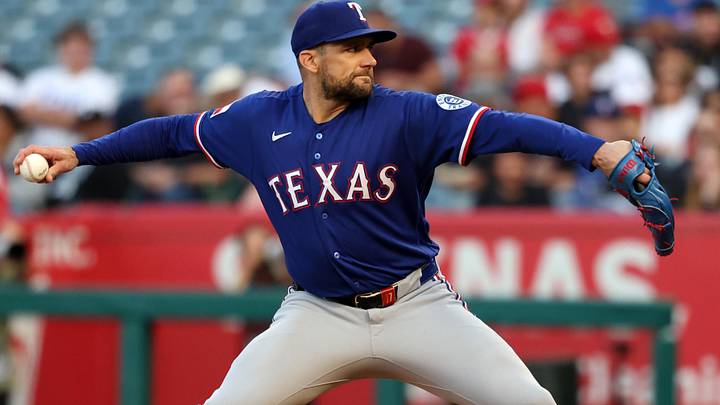 Texas Rangers pitcher Nathan Eovaldi. Texas Rangers pitcher Nathan Eovaldi.