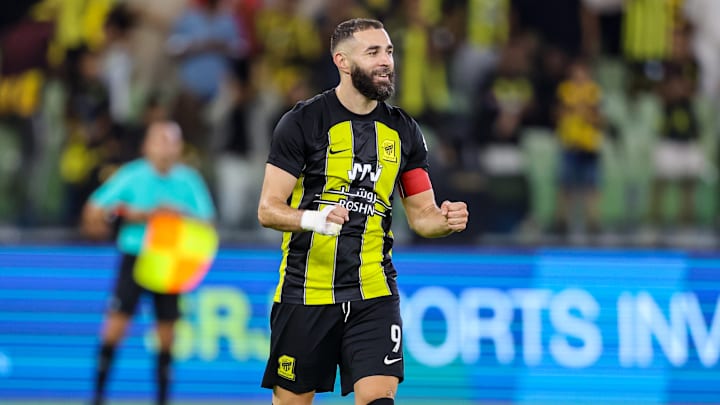 Benzema é a grande estrela do elenco do Al-Ittihad