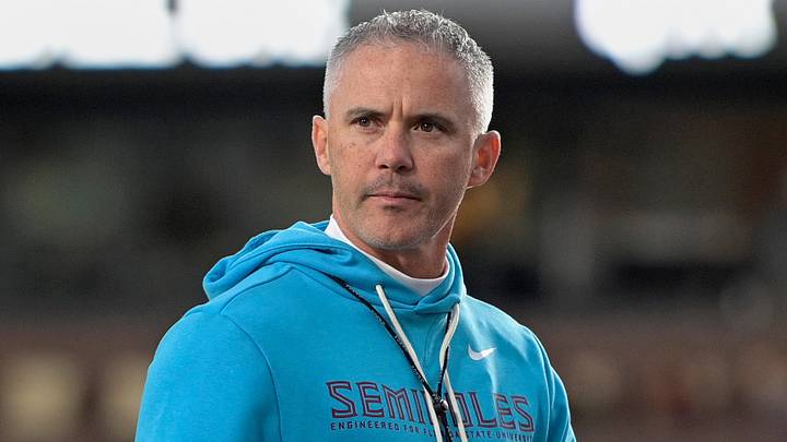 Nov 1, 2025; Tallahassee, Florida, USA; Florida State Seminoles head coach Mike Norvell looks on before the game against the Wake Forest Demon Deacons at Doak S. Campbell Stadium. Mandatory Credit: Melina Myers-Imagn Images Nov 1, 2025; Tallahassee, Florida, USA; Florida State Seminoles head coach Mike Norvell looks on before the game against the Wake Forest Demon Deacons at Doak S. Campbell Stadium. Mandatory Credit: Melina Myers-Imagn Images