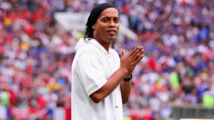 Ronaldinho ganó el Mundial de Fútbol de 2002 con la selección de Brasil 
