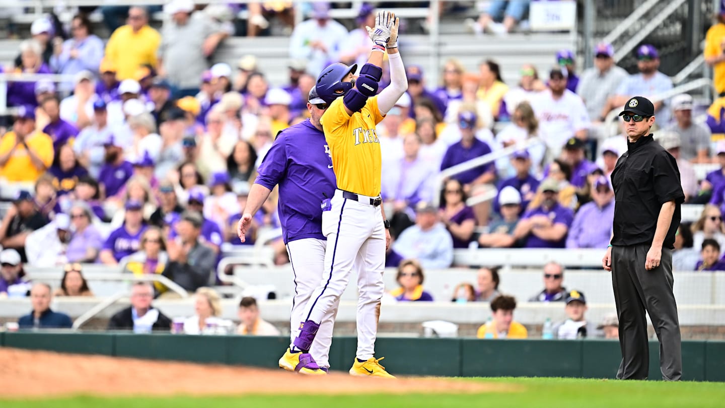 LSU Baseball vs. Tennessee Volunteers Start Time and TV Channel in Game 3 Showdown