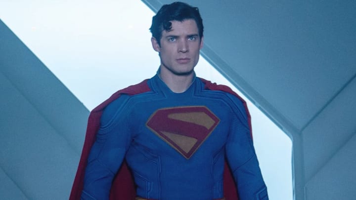 DAVID CORENSWET as Superman in DC Studios’ and Warner Bros. Pictures’ “SUPERMAN,” a Warner Bros. Pictures release.