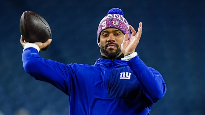 New York Giants quarterback Russell Wilson New York Giants quarterback Russell Wilson