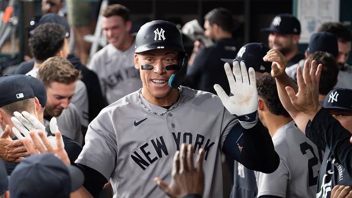Aaron Judge leads the majors with 15 home runs.