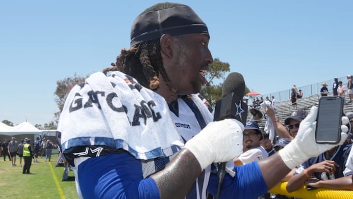 Dallas Cowboys left tackle Tyler Guyton Dallas Cowboys left tackle Tyler Guyton