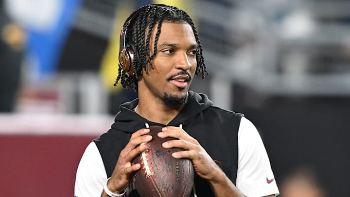 Washington Commanders quarterback Jayden Daniels