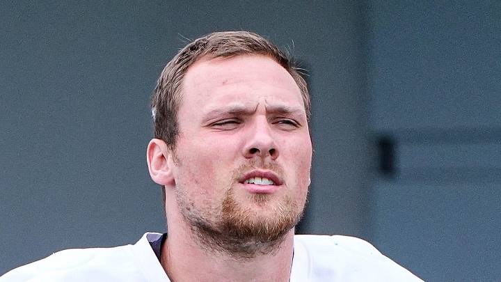 Detroit Lions linebacker Jack Campbell (46).