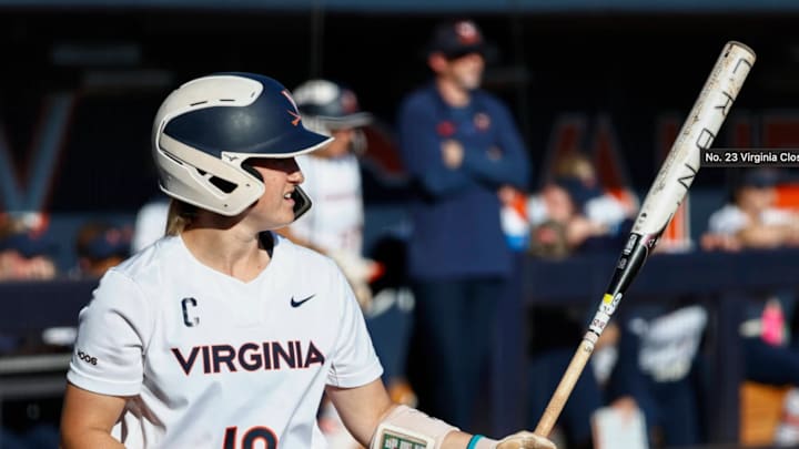 Virginia softball's Jade Hylton gets set in the box during an ACC conference game against the Cal Bears. Virginia softball's Jade Hylton gets set in the box during an ACC conference game against the Cal Bears.