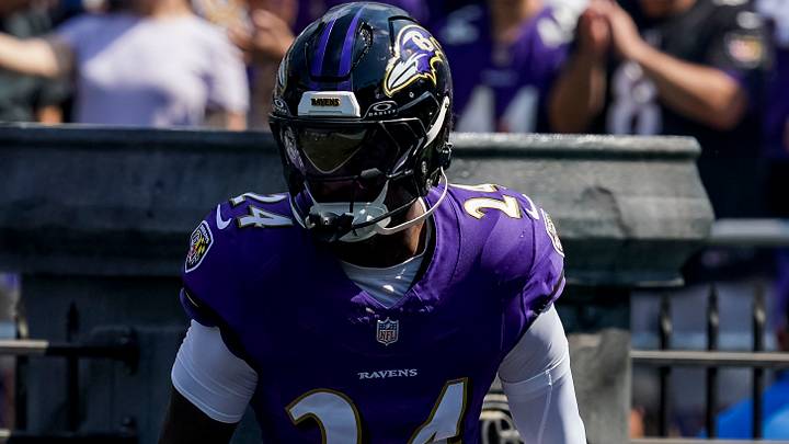 Baltimore Ravens safety Malaki Starks Baltimore Ravens safety Malaki Starks
