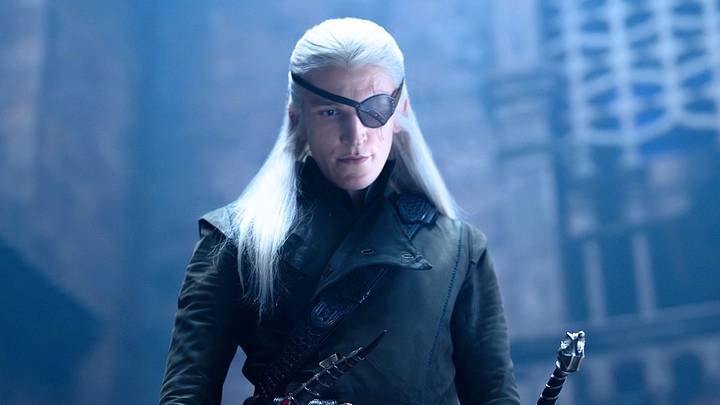 Ewan Mitchell as Aemond Targaryen in House of the Dragon season 3