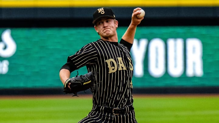 Tommy Vail pitches for the Winston-Salem Dash.