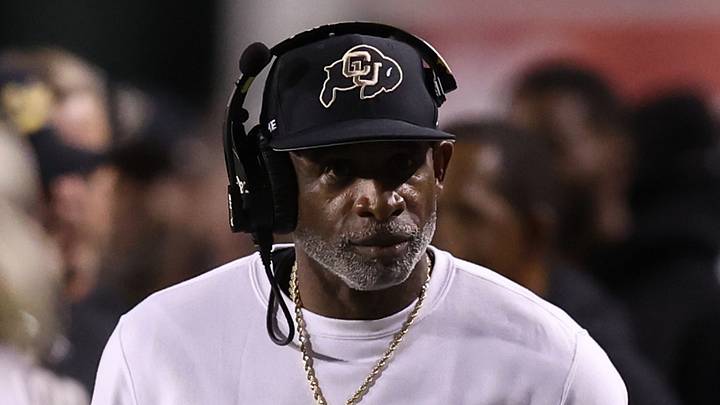 Colorado Buffaloes head coach Deion Sanders looks on during a time out in the game against the Utah Utes during the second quarter at Rice-Eccles Stadium. Mandatory Credit: Rob Gray-Imagn Images Colorado Buffaloes head coach Deion Sanders looks on during a time out in the game against the Utah Utes during the second quarter at Rice-Eccles Stadium. Mandatory Credit: Rob Gray-Imagn Images